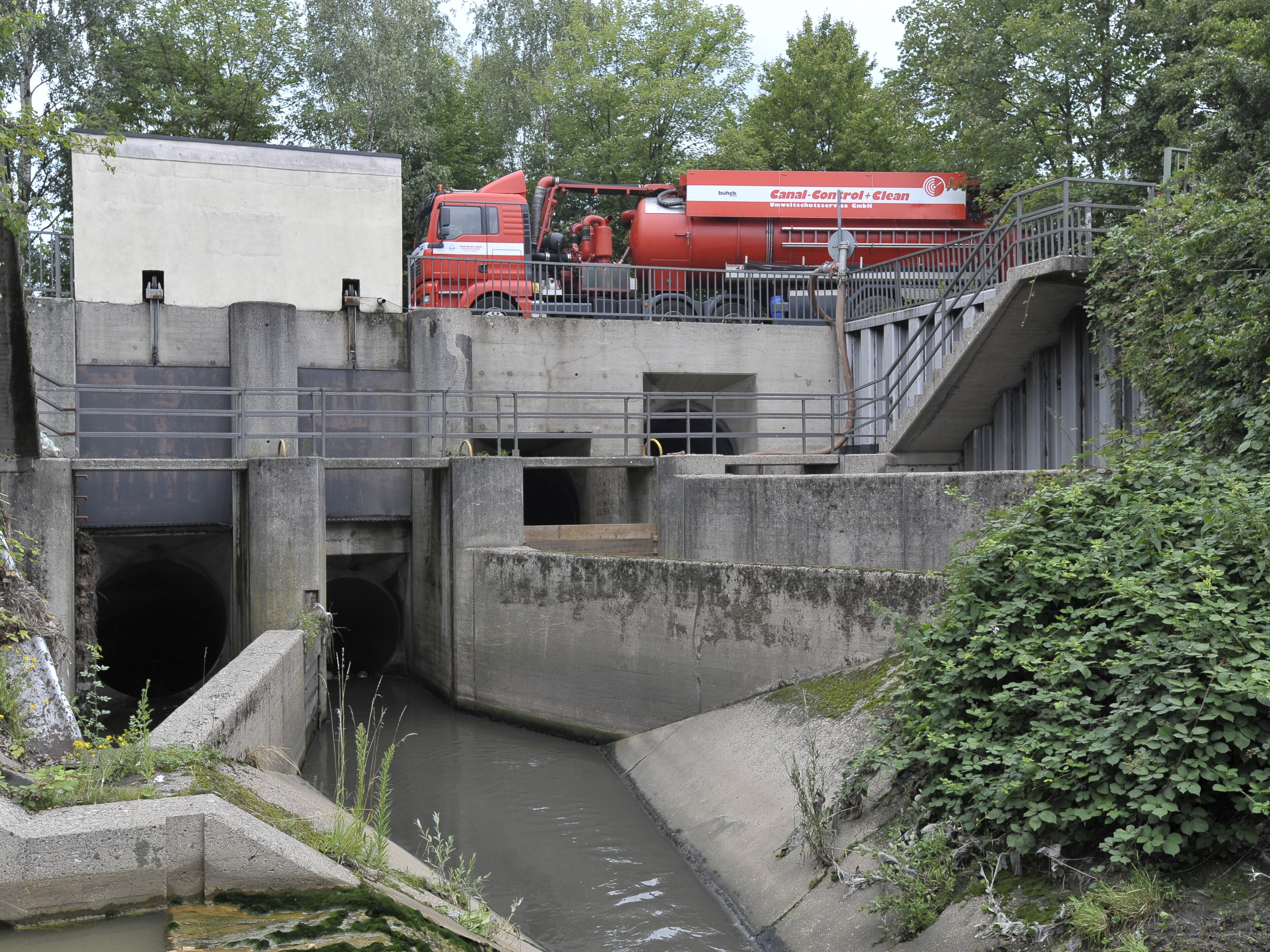Dükerbaustelle Canal Control
