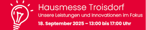 Informationsbanner zum Innovationstag von Canal Control