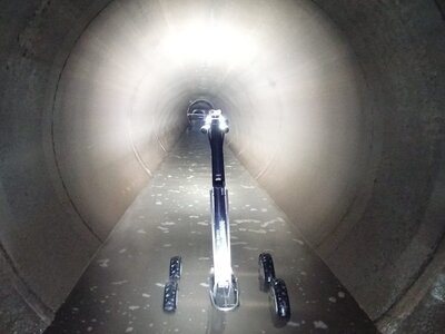 Inspektionskamera Canal Control im Kanal