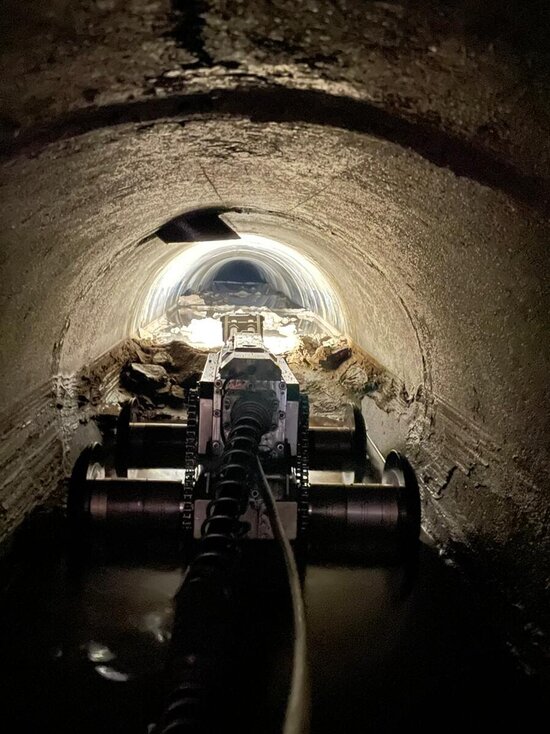 Wasserhöchstdrucktechnik im Kanal